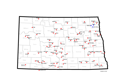 NDAREC map